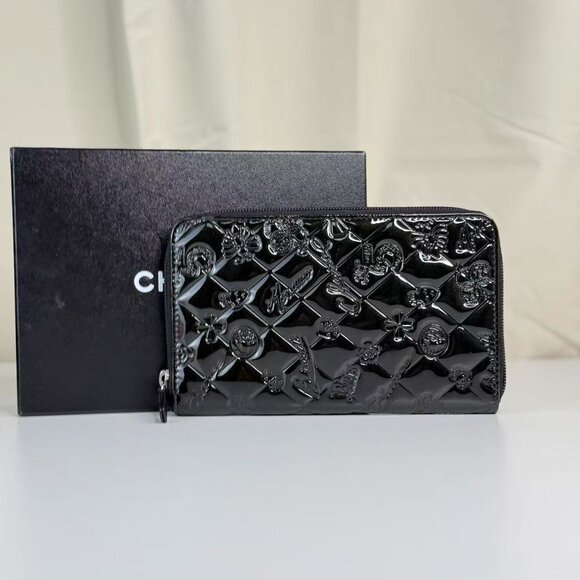 CHANEL Handbags - Chanel Black Large Wallet Elegant Design & Functional Features for Everyday Use